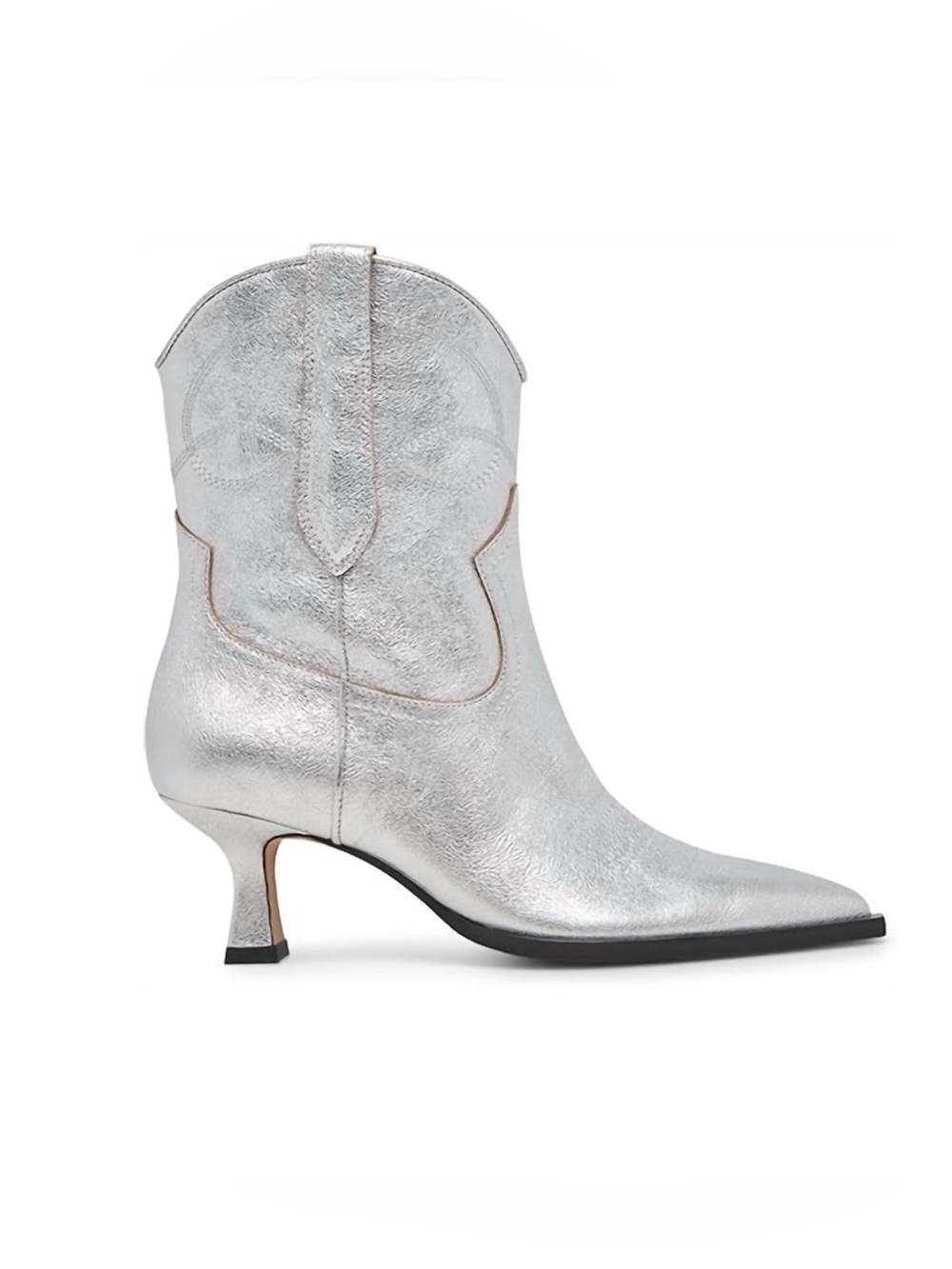 Dolce Vita Angel Metallic Leather Western Boot (Size: 7)
